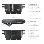 Flatsons FLP3 Plear Guru Estate Installed in the audio channel, no need to drill the type of charcoal, can be recorded in the mobile phone + free cable