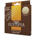 Olympia® CTA -1047 Airy Guitar No. 10, 80/20 Bronze, 100% Genuine Pro Series Extra Light, 0.010 - 0.047