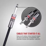 MONSTER® Clas-S-6, Jack Star, Jack 6 Ft. 1.8 meters, straight head/straight head, Classic Speaker Cable 6FT.