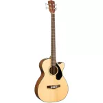 Fender® CB-60SCE Acoustic Bass กีตาร์เบสโปร่งไฟฟ้า เบสโปร่ง 22 เฟรต ไม้หน้าแท้ Top Solid Spruce / Mahogany ปิ๊กอัพ Fishm