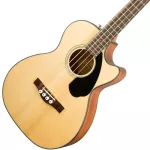 Fender® CB-60SCE Acoustic Bass กีตาร์เบสโปร่งไฟฟ้า เบสโปร่ง 22 เฟรต ไม้หน้าแท้ Top Solid Spruce / Mahogany ปิ๊กอัพ Fishm