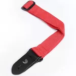 D'Addario® PWSUKE301 Polypropylene Ukulele Strap, 1.5 inch red ukulele strap, 37 inches long, can be used as a sala.