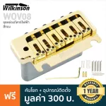 Wilkinson®  WOV08 Strat Bridge ชุดคันโยกกีตาร์ไฟฟ้า สะพานสายกีตาร์ไฟฟ้า ทรง Strat แบบ 2 เสา มีช่องใส่คันโยก + แถมฟรีคันโยก & สปริง & น็อต & ประแจ