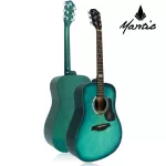 Mantic GT-1D กีตาร์โปร่ง 41 นิ้ว ทรง Dreadnought ไม้แองเกิลแมนสปรูซ/เชอร์รี่วู้ด + แถมฟรีกระเป๋า & จูนเนอร์ & คาโป้ & ปิ๊ก & ชุดน้ำยาเช็ด