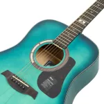 Mantic GT-1D กีตาร์โปร่ง 41 นิ้ว ทรง Dreadnought ไม้แองเกิลแมนสปรูซ/เชอร์รี่วู้ด + แถมฟรีกระเป๋า & จูนเนอร์ & คาโป้ & ปิ๊ก & ชุดน้ำยาเช็ด