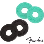 Fender® Strap Blocks ตัวล็อคสายสะพายกีตาร์ 1 แพ็คมี 4 อัน ใช้ได้กับตัวล็อคสายสะพายกีตาร์ทุกชนิด ปุ่มสายสะพายทุกยี่ห้อ