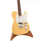 Fender® Timberframe Electric Guitar Stand Electric Guitar Stand There is a magnetic folding system. With a beautiful premium guitar tire