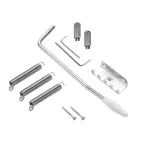 Wilkinson® WOV05 Strat Bridge ชุดคันโยกกีตาร์ไฟฟ้า สะพานสายกีตาร์ไฟฟ้า ทรง Strat แบบ 2 เสา มีช่องใส่คันโยก + แถมฟรีคันโย