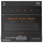 XT ACOUSTIC 80/20 BRONZE 10-47  ของแท้ สายเคลือบ กีต้าร์โปร่ง XTABR1047 สายกีต้าร์โปร่ง เคลือบกันสนิม D'Addario