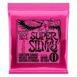 Genuine ERNIE BALL 9 - 42 Electric Guitar Strings Ernieball 2223 Super Slinky Nickel Wound Electric Guitar Strings - 9-42 Gauge