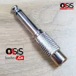 1ตัว Lidge YM-165N ตัวแปลง Plug 6.35mm / Jack RCA ปลั๊ก-แจ๊ค Plug MONO /Jack RCA ปลั๊กไมค์ท้ายแจ็ค RCA เหล็ก