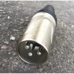 LIDGE YM-002K Plug XLR Cannon, 3 legs, tires for accessing the XLR plug