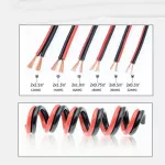 1เมตร สายลำโพงดำแดง TSL UL2468 14AWG X 2C JWC