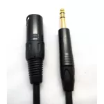 1.5 m. Dynacom XLRM to Mic Sterio. Balancetrs to XLR J-021 Signal Cable audio cable.