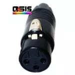 Delivered every day. Lidge YM-001B Jack Candle, Mia, Mia, 3 black gold plated, tires for entering the Jack XLR cable.