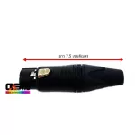 Delivered every day. Lidge YM-001B Jack Candle, Mia, Mia, 3 black gold plated, tires for entering the Jack XLR cable.