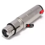 1 piece/delivery every day, Roxtone RA3XF JF Adaptor TSF to XLRF. The jack is XLR. The female Audio Adapter XLR 3-PI ...