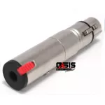 1 piece/delivery every day, Roxtone RA3XF JF Adaptor TSF to XLRF. The jack is XLR. The female Audio Adapter XLR 3-PI ...