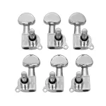 6 pieces/send every day, silver, knob, airy, 3+3 chrome, tons, knob, guitar, acoustic guitar