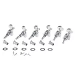 1 set 6, one-way electric guitar knob, 1 way, chromium, silver, ke-1, electric guitar knob One -way electric guitar knob