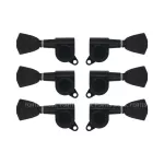 1 set/3+3, airy guitar knob+electric LP, tons of black, good guitar knob, acoustic guitar knob