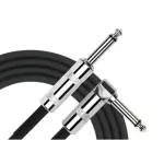 6-meter black jack cable, KIRLIN IPCV-42 6M, Jack Guitar, Jack Guitar Strap