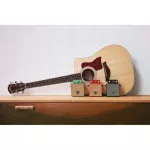 ฟรี..สายสะพายตู้ สีส้ม ตู้แอมป์กีต้าร์ มีเอฟเฟค Clean / Overdrive Bullet BT-05 Micro Robot Mini Guitar Amp แอมป์กีตาร์