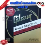 GIBSON Guitar Coating No. 10, Acoustic Guitar Strings Coated PHOTED PhOSPHOR BRONZE 10-47