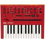 Korg® MONOLOGUE Analog Synthesizer Synthese 25 key programs, audio programs, 100 channels, can connect to MIDI in/out. Can connect to headphones + free AA batteries ** 1 year center insurance