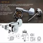 Ready to ship fast, steel knob, silver, silver, can be used with acoustic guitar, electric guitar, cable locking, two -ton metal metal knob McQueen