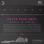 XT Electric 09-42 สายเคลือบกันสนิม  ของแท้ สายเคลือบ กีต้าร์ไฟฟ้า XTE0942 สายกีต้าร์ไฟฟ้า เคลือบกันสนิม D'Addario