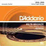 100% authentic, acoustic guitar wire, D’ADDARIO EZ900 [.010-.050], not genuine.