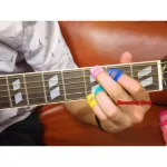 พร้อมส่งได้4ชิ้นปลอกนิ้วซิลิโคนกันเจ็บนิ้ว สำหรับกีตาร์ เบส อูคูเลเล่