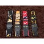 พร้อมส่ง สายสะพายกีตาร์ลาย fender / Gibson แถมฟรีปิ๊กและที่เก็บปิ๊ก 149