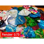 ปิ๊กกีตาร์คละสีขนาด0.46/0.71/0.73mm Gibson/Fender/Ibanez แพ็ค100ชิ้น