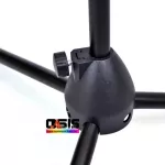 Mike legs + Mike head 2 heads, microphone, microphone, boom, legs, microphone, NTS Hy-602, a microphone stand with a microphone