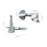 There is a Lock Fortis FD-LOCK cable. Good chrome, airy guitar knob, steel lock, guitar line lock. Airy guitar knob