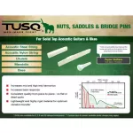 Genuine/TusQ/XB Nut & Saddle NUBONE XB SET GUITARTECHTECH