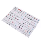 1 sheet, piano sticker, keyboard sticker, Key 37 key 49 Key 54 Key 61 Key 88 Clear Sticker Sticker Sticker ...