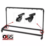 With wheels/no wheels 9 guitar stands can be placed, including electric guitars, airy guitar, 9 guitar stand, Hy-889, 9 guitar stand.