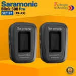 Wireless Microphone Set Saramonic Blink 500 Pro B1 with charging cartridge Page telling the status 1 year Thai center warranty!