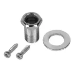 Paramount, airy guitar knob Single with cover Chromium metal material, model QZ-QFB-02 + with equipment for installing tuning machine