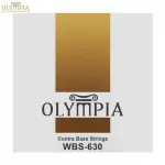 Olympia® WBS-630 สายดับเบิ้ลเบส Double Bass Strings แบบ Chrome Nickel Flat Wound มาตรฐาน ของแท้ 100%