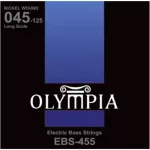 Olympia® EBS -455, 5 guitar lines, Nickel Wound, 100% genuine Long Scale, 0.045 - 0.125
