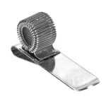 RASVONE STRAP-CLIP-ON PICK HOLDER with a clamped picker with 30 metal guitar straps, PHS3 + free Pig 3