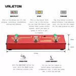 Valeton® Dapper Loper Mini, a mini -sized effect, can be saved 8 tracks, can be compressed unlimitedly to the computer + free adapter ** Zero 1