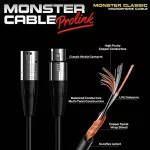 MONSTER® Clas-M-20 Mike Length 20 Ft. 6 meters long. XLR head on both sides.