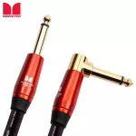 Monster® ACST2-21A สายแจ็คกีตาร์ สายแจ็ค 21 ฟุต 6.4 เมตร หัวตรง/หัวงอ ชุบทอง Acoustic 21ft Angled to Straight Instrum