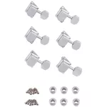 Fender® 70's F Tuners Genuine Parts, guitar knob, electric guitar, Strat / Tele, silver silver, vintage style + free