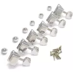 Fender® 70's F Tuners Genuine Parts, guitar knob, electric guitar, Strat / Tele, silver silver, vintage style + free